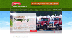 Desktop Screenshot of barefootseptic.com